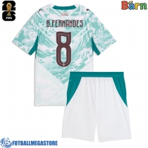 Fotballdrakt Barn Portugal Bruno Fernandes #8 Bortedraktsett VM 2026 Kortermet (+ Korte bukser)